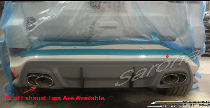 Custom Jeep Grand Cherokee  SUV/SAV/Crossover Rear Add-on Lip (2014 - 2018) - $790.00 (Part #JP-009-RA)